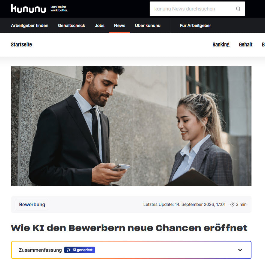 KI-Code: Bewerbungen auf Autopilot?