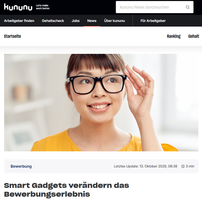 KI-Code: Smart Gadgets verändern das Bewerbungserlebnis